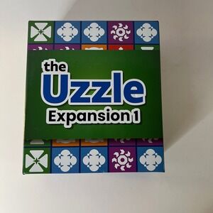 The Uzzle Expansion 1 Board Game 50 Level 5 Challenge Cards 2 New Blocks 076579
